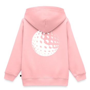 Golf - Kinder Premium Organic Hoodie - Rosa - Hinten - AI Model Kid Female (0cm)