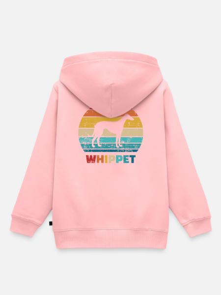 Whippet - Kids Premium Organic Hoodie - rose