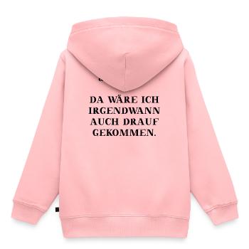 Mathe Mathematik Satz des Pythagoras Geschenkidee - Kinder Premium Organic Hoodie - Rosa - Hinten - AI Model Kid Female (0cm)