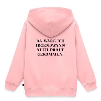 e = mc² lustig witzig Mathe Physik Geschenkidee - Kinder Premium Organic Hoodie - Rosa - Hinten - AI Model Kid Female (0cm)