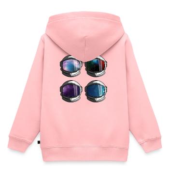 Ready for the flight - Kids Premium Organic Hoodie - rose - Back - AI Model Kid Female (0cm)