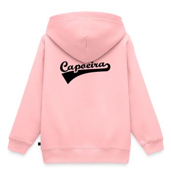 Capoeira - Sweat Premium à capuche enfant bio - rose - Dos - AI Model Kid Female (0cm)