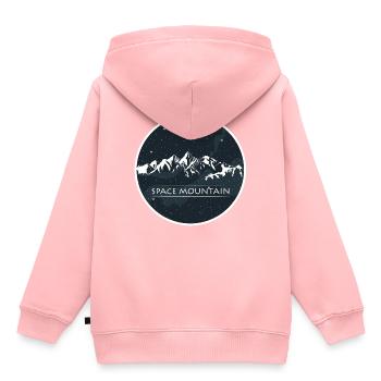 Gebirgsraum - Kinder Premium Organic Hoodie - Rosa - Hinten - AI Model Kid Female (0cm)