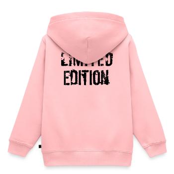 Limited Edition - Kinder Premium Organic Hoodie - Rosa - Hinten - AI Model Kid Female (0cm)