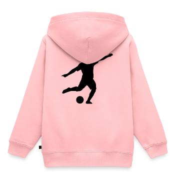 Football Player Football - Kids Premium Organic Hoodie - rose - Back - AI Model Kid Female (0cm)
