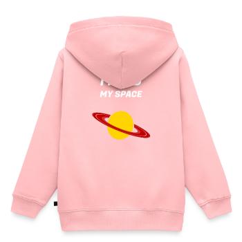 Espace - Sweat Premium à capuche enfant bio - rose - Dos - AI Model Kid Female (0cm)