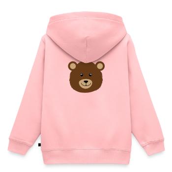 porter - Sweat Premium à capuche enfant bio - rose - Dos - AI Model Kid Female (0cm)