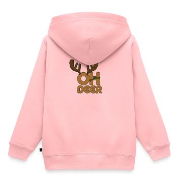Noël Noël Noël Noël - Sweat Premium à capuche enfant bio - rose - Dos - AI Model Kid Female (0cm)