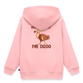 N'OUBLIEZ JAMAIS LE DODO - Sweat Premium à capuche enfant bio - rose - Dos - AI Model Kid Female (0cm)