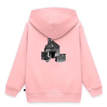 Taize village church - Kids Premium Organic Hoodie - rose - Back - AI Model Kid Female (0cm)