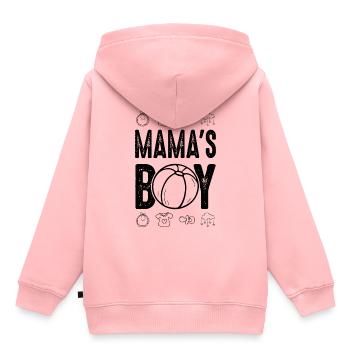baby mamas junge - Kinder Premium Organic Hoodie - Rosa - Hinten - AI Model Kid Female (0cm)