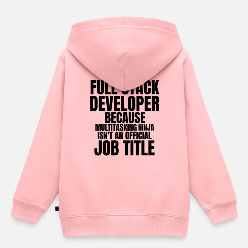 Computer Scientist Software Developer - Kids Premium Organic Hoodie - rose
