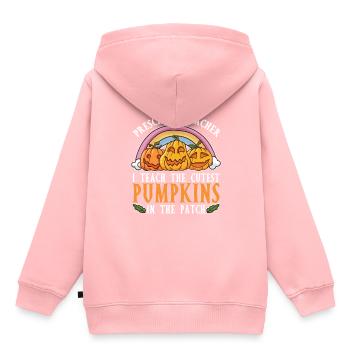 Vorschullehrerin Unterrichte Ich Die Süßesten - Kinder Premium Organic Hoodie - Rosa - Hinten - AI Model Kid Female (0cm)