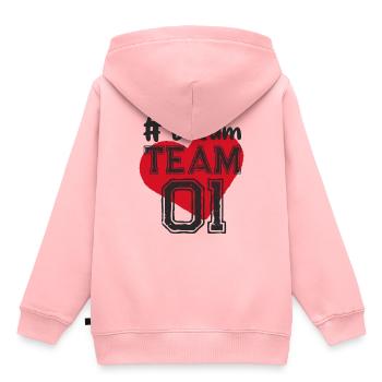 Girls dream team friendship best friends - Kids Premium Organic Hoodie - rose - Back - AI Model Kid Female (0cm)