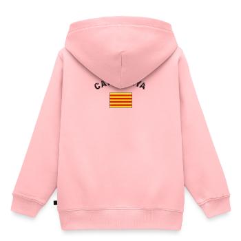 Katalonien Barcelona katalanisch Unabhängigkeit - Kinder Premium Organic Hoodie - Rosa - Hinten - AI Model Kid Female (0cm)