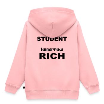ÉLÈVE - Sweat Premium à capuche enfant bio - rose - Dos - AI Model Kid Female (0cm)
