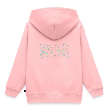 star - Kids Premium Organic Hoodie - rose - Back - AI Model Kid Female (0cm)