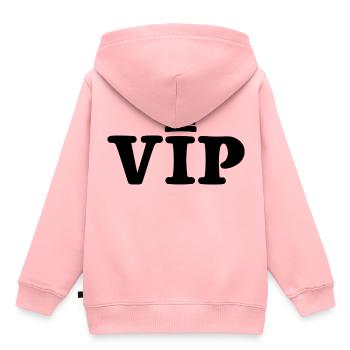 VIP - Kinder Premium Organic Hoodie - Rosa - Hinten - AI Model Kid Female (0cm)