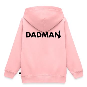 Papa - Sweat Premium à capuche enfant bio - rose - Dos - AI Model Kid Female (0cm)