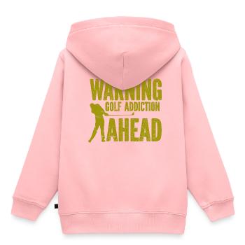 Golf - Golfclub Goldspieler Birdie Elite Luxus - Kinder Premium Organic Hoodie - Rosa - Hinten - AI Model Kid Female (0cm)