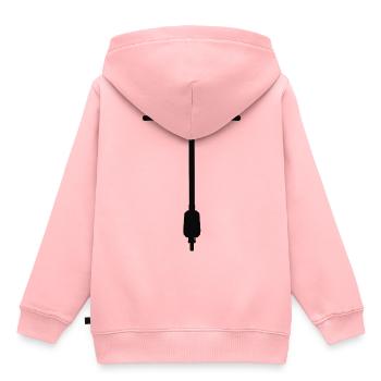 Trottinette - Sweat Premium à capuche enfant bio - rose - Dos - AI Model Kid Female (0cm)