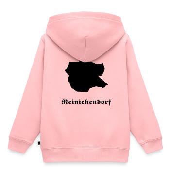 Berlin Bezirk Reinickendorf schwarz - Kinder Premium Organic Hoodie - Rosa - Hinten - AI Model Kid Female (0cm)