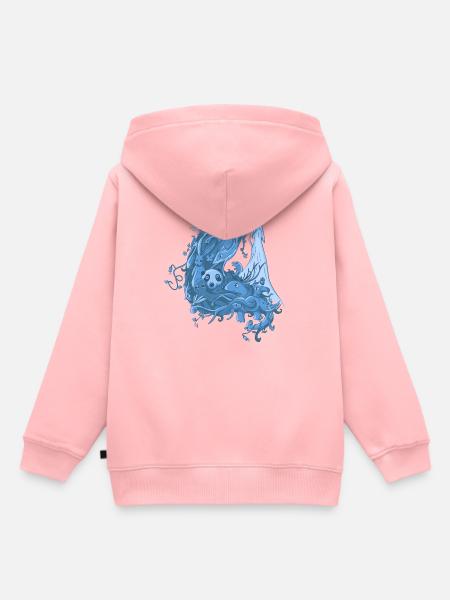 Mother Nature - Kids Premium Organic Hoodie - rose