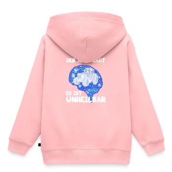 Traktor Trekker Landwirt Bauer - Kinder Premium Organic Hoodie - Rosa - Hinten - AI Model Kid Female (0cm)