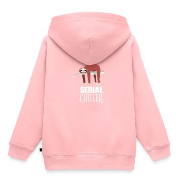 Serial chiller serial killer serial killer sloth - Kids Premium Organic Hoodie - rose - Back - AI Model Kid Female (0cm)