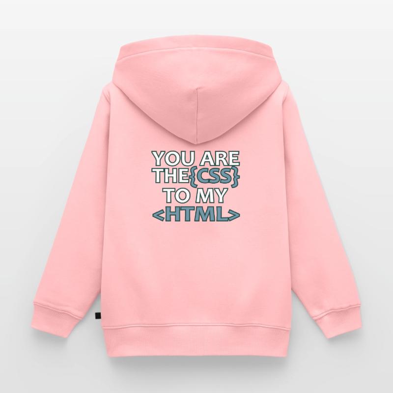 Web developer CSS HTML Informatik Funny gift Kids Premium Organic Hoodie