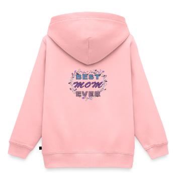 Mothers day - Kinder Premium Organic Hoodie - Rosa - Hinten - AI Model Kid Female (0cm)