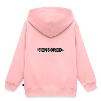 Internet censored - Sweat Premium à capuche enfant bio - rose - Dos - AI Model Kid Female (0cm)