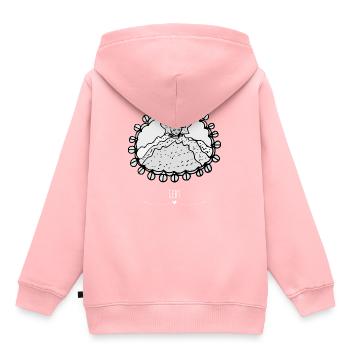 Cuddle dans Arena's Cave - Le gardien d'Orbis - Sweat Premium à capuche enfant bio - rose - Dos - AI Model Kid Female (0cm)