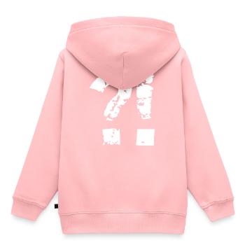 Question mark exclamation mark comic style. - Kids Premium Organic Hoodie - rose - Back - AI Model Kid Female (0cm)