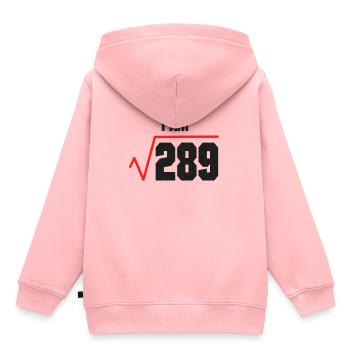 17 Birthday Bill - Kids Premium Organic Hoodie - rose - Back - AI Model Kid Female (0cm)