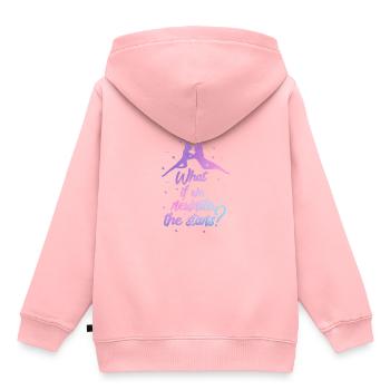cirque - Sweat Premium à capuche enfant bio - rose - Dos - AI Model Kid Female (0cm)