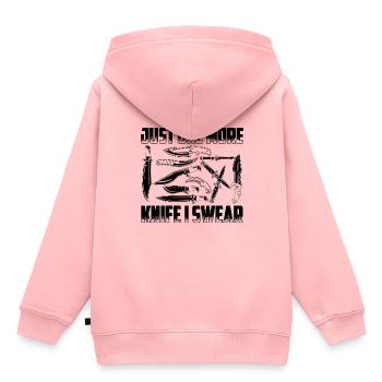 Messer Sammler Geschenke | Antike Messer Sammeln - Kinder Premium Organic Hoodie - Rosa - Hinten - AI Model Kid Female (0cm)