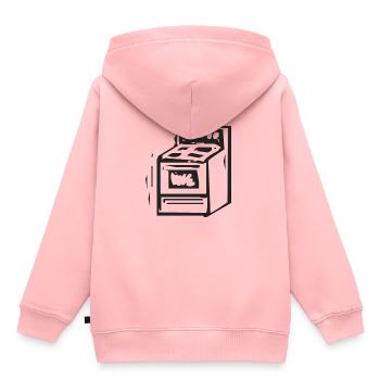 Stove oven kitchen cooking - Kids Premium Organic Hoodie - rose - Back - AI Model Kid Female (0cm)