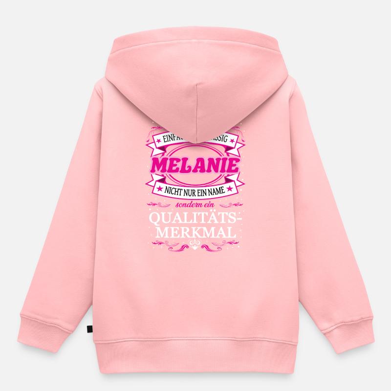 Caractéristique de qualité Melanie tout simplement de première classe - Sweat Premium à capuche enfant bio - rose
