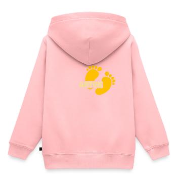 Geschenk für Artur - Kinder Premium Organic Hoodie - Rosa - Hinten - AI Model Kid Female (0cm)