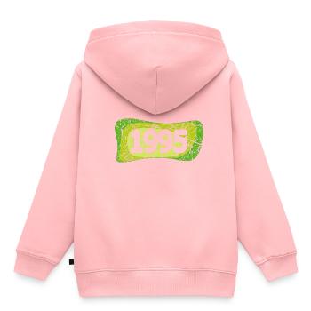 Kratzer 1995 - Kinder Premium Organic Hoodie - Rosa - Hinten - AI Model Kid Female (0cm)