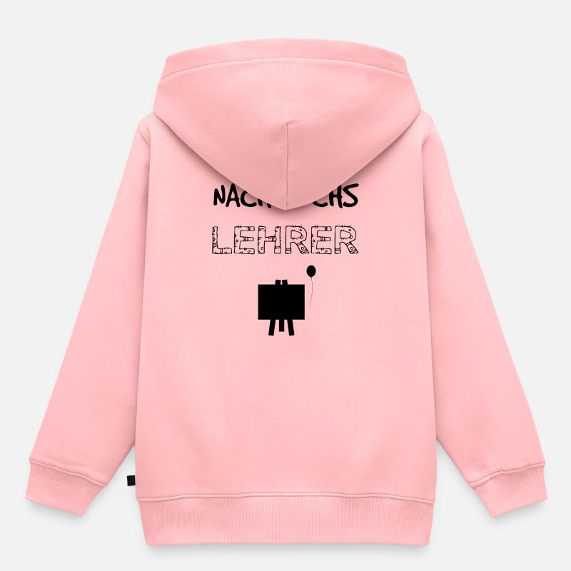 Nachwuchs Lehrer - Geschenkidee Geburt Schule - Kinder Premium Organic Hoodie - Rosa