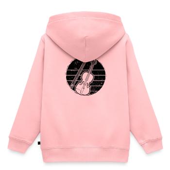 Violin Violinist Violinist - Kids Premium Organic Hoodie - rose - Back - AI Model Kid Female (0cm)