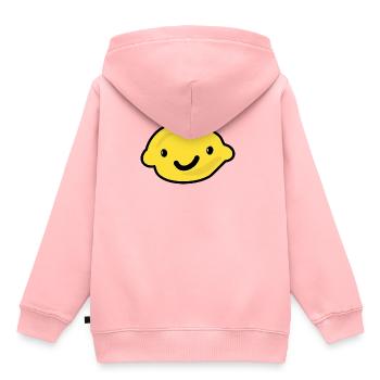 lemon - Kids Premium Organic Hoodie - rose - Back - AI Model Kid Female (0cm)