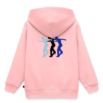 skaters - Kids Premium Organic Hoodie - rose - Back - AI Model Kid Female (0cm)