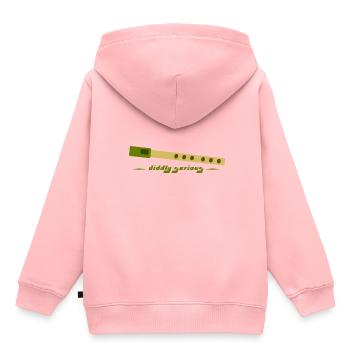whistle green - Kids Premium Organic Hoodie - rose - Back - AI Model Kid Female (0cm)