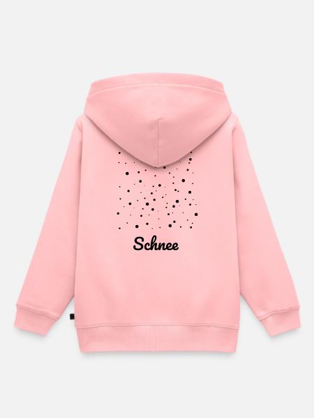 Snow, Winter, Christmas, snowflakes, idea - Kids Premium Organic Hoodie - rose