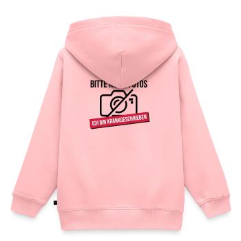 S'il vous plaît pas de photos - Sweat Premium à capuche enfant bio - rose - Dos - AI Model Kid Female (0cm)