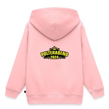 Polterabend 2024 - Kinder Premium Organic Hoodie - Rosa - Hinten - AI Model Kid Female (0cm)