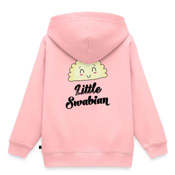 Little Swabian Swabian Maultaschen Swabia - Kids Premium Organic Hoodie - rose - Back - AI Model Kid Female (0cm)